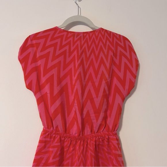 Amanda Uprichard Dresses Amanda Uprichard Silk Pink And Orange